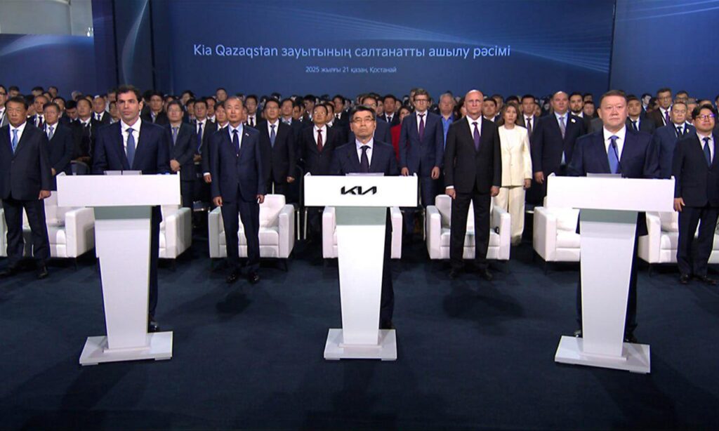 МЕМЛЕКЕТ БАСШЫСЫ ТЕЛЕКӨПІР АРҚЫЛЫ KIA QAZAQSTAN ЗАУЫТЫН АШТЫ