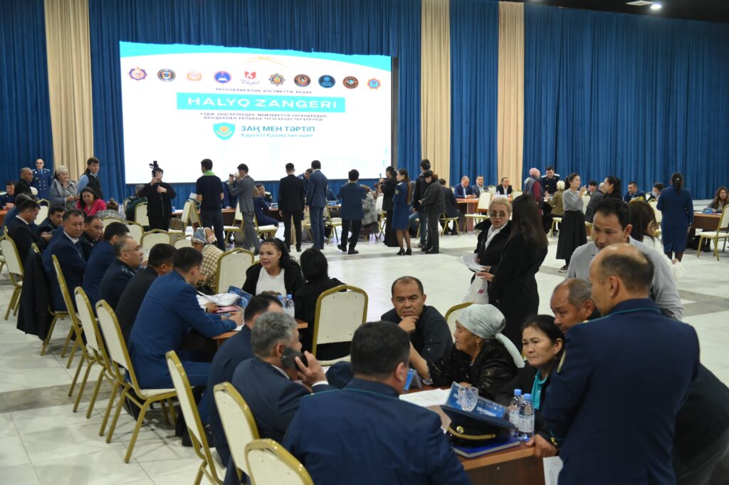 ШЫМКЕНТТЕ «ХАЛЫҚ ЗАҢГЕРІ» РЕСПУБЛИКАЛЫҚ АКЦИЯСЫ ӨТТІ