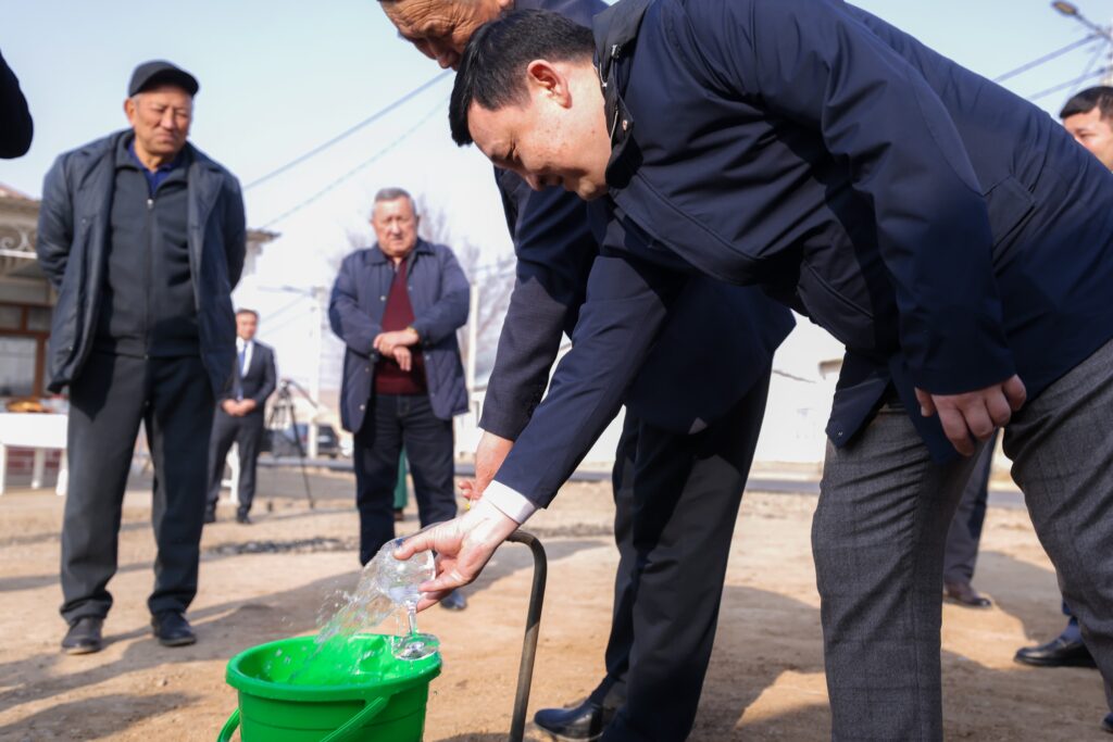 ШЫМКЕНТ ҚАЛАСЫНДА «АЙКӨЛ» ТҰРҒЫН АУДАНЫНДА СУ ЖҮЙЕСІ ІСКЕ ҚОСЫЛДЫ