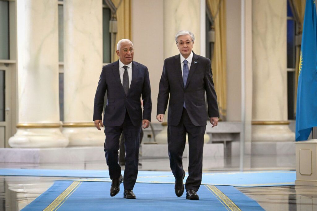 МЕМЛЕКЕТ БАСШЫСЫ ЕУРОПАЛЫҚ КЕҢЕС ПРЕЗИДЕНТІ АНТОНИУ КОШТАМЕН КЕЛІССӨЗ ЖҮРГІЗДІ